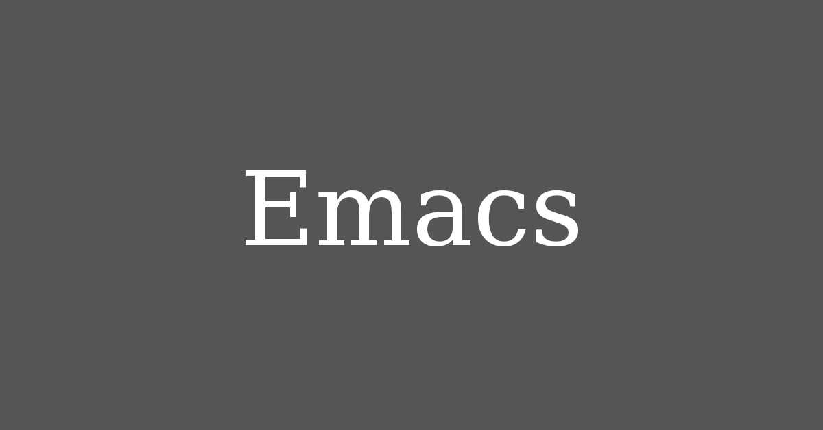 Emacs – nur das Beste für Deinen Text