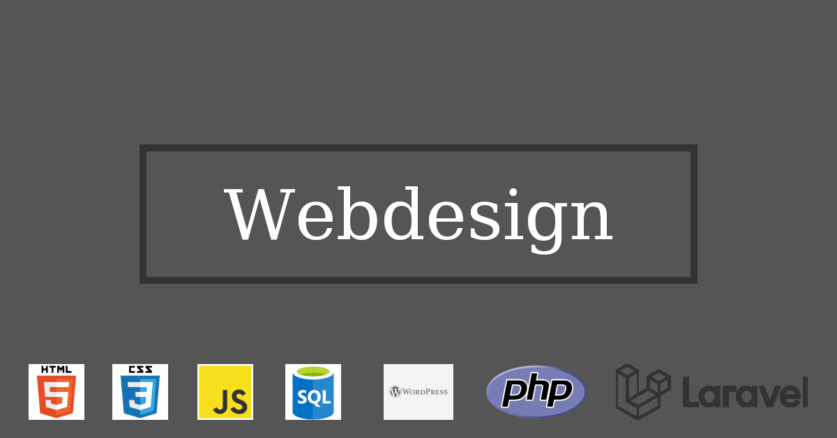 Webdesign ist nur der Rahmen